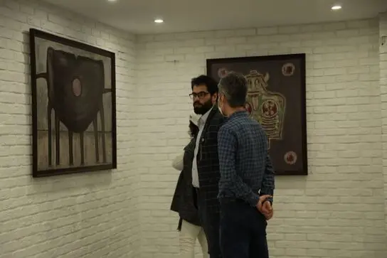 محمد محمدزاده در گالری ماهر