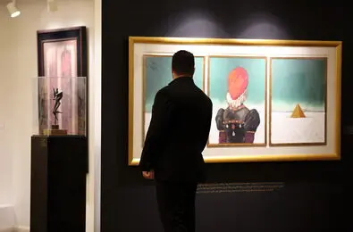 دیزاین و چیدمان نمایشگاه حراج تهران/ گزارش تصویری