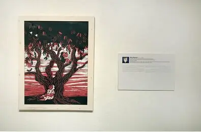 Illustrators Hang Works at Laleh Gallery