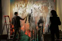 Live Painting Performance by Alireza Asanlou