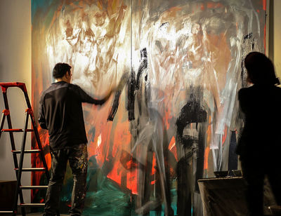 Live Painting Performance by Alireza Asanlou