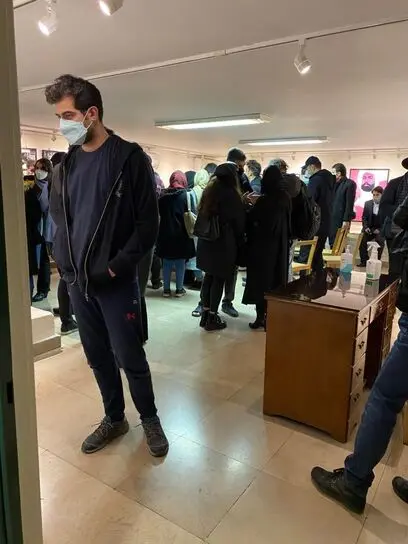 مسعود کیمیایی در گالری گلستان