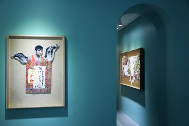 آثار فریدون آو و محسن احمدوند در گالری اعتماد