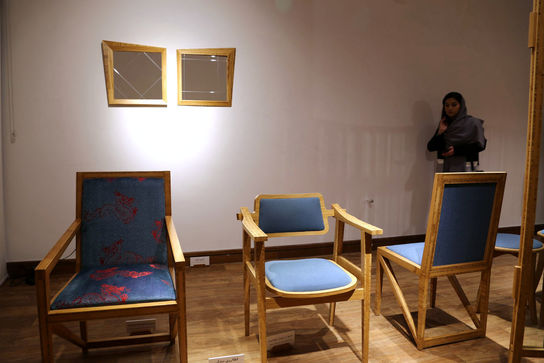 افتتاحیه نمایشگاه بیژن شافعی در گالری زمان هنر