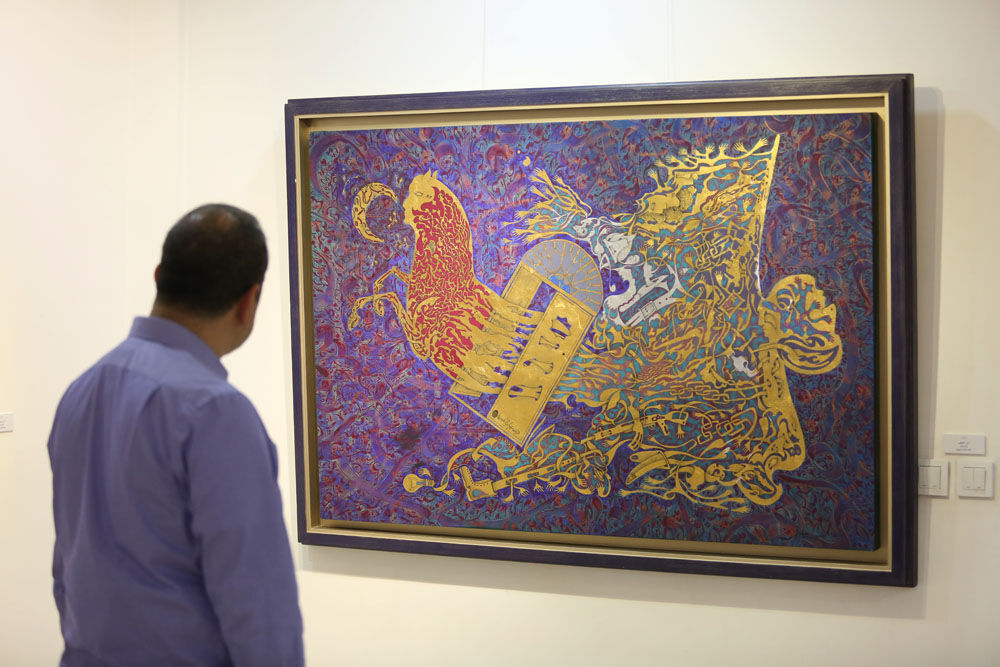 نمایشگاه نقاشی آرش لاهیجی در گالری نگاه