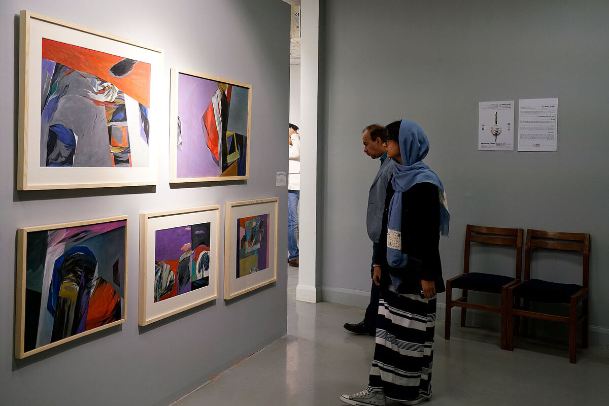 افتتاحیه نمایشگاه گروهی نقاشی انجمن نقاشان ایران در خانه هنرمندان