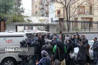تشییع پیکر بیتا فرهی