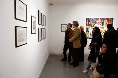 افتتاحیه نمایشگاه طراحی منوچهر صفرزاده در گالری هور