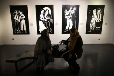 نمایشگاه آثار رضا بانگیز در گالری فردا