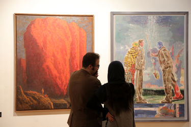 افتتاح نمایشگاه 76 هنرمند در 70 سال اخیر در فرهنگسرای نیاوران