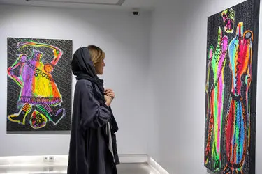 نمایشگاه نقاشی‌های نیلوفر جمشیدپور در گالری ثالث