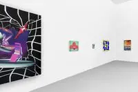 Works by Iranian artist display at "New Vision" exhibit