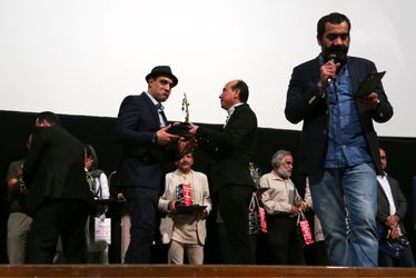 اكران خصوصی فیلم "بچه‌ای با جوراب قرمز" در سینما فلسطین