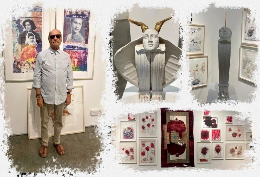فریدون آو در دو قاب و دو نمایشگاه هم زمان در دبی
