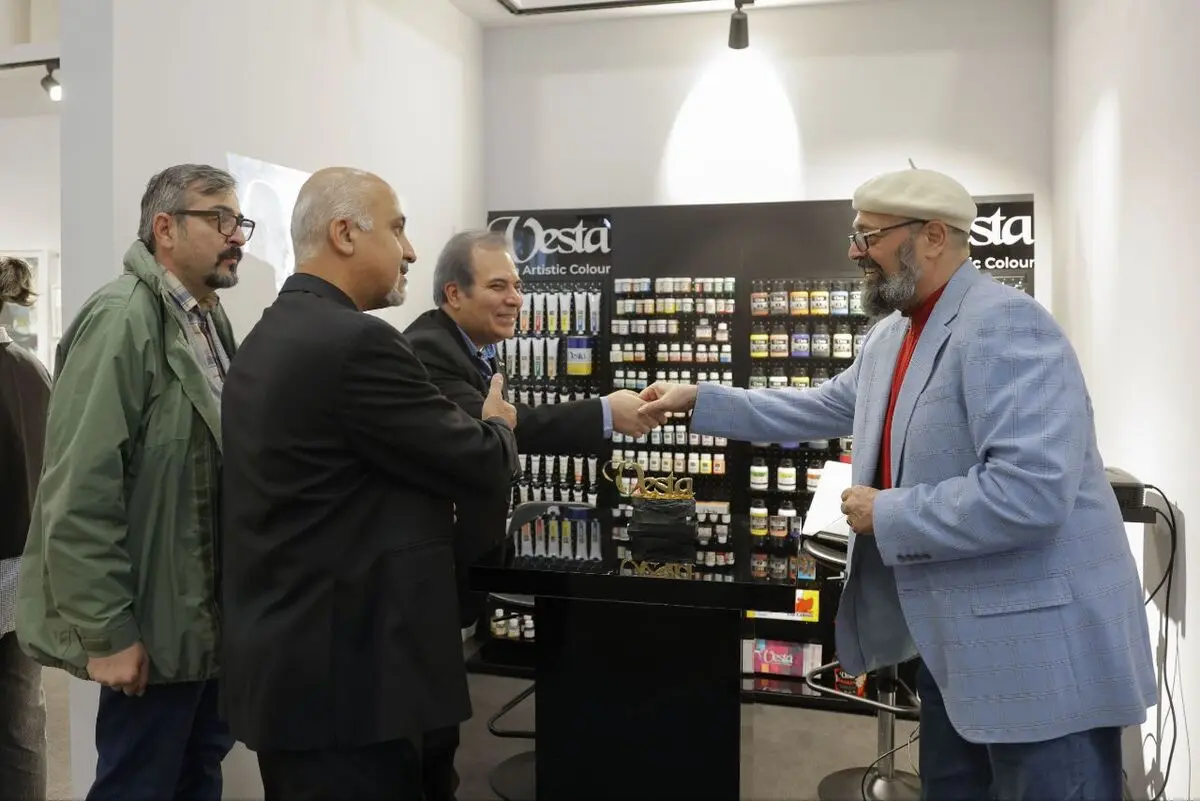 Vesta Color at the first Tehran Art Fair