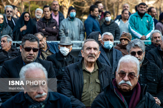 تشییع پیکر ژاله علو با حضور گسترده هنرمندان