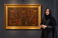 محبوبه کاظمی و شاهکار ۲۰۰ ساله آقا نجف نقاش باشی/ از آیین بزم صفوی تا ظرافت نقاشی لاکی قاجار