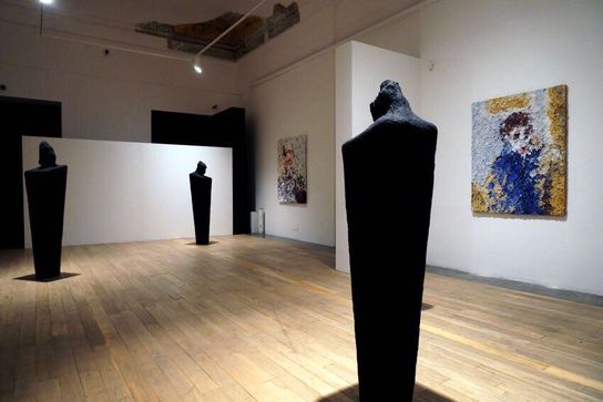 نمايشگاه بيژن بصيری در موزه هنرهای معاصر شهر پالرمو  ايتاليا 