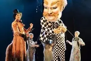 Shadowy Pinocchio at London’s National Theater