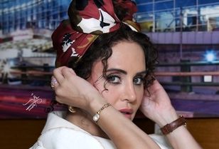 الناز شاکردوست طرفداران مد را شوکه کرد/ انتقاد از استایل جدید الناز در فتوکال گوزن‌ها +عکس