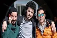 فوتبال بازی کردن پیمان معادی در پشت صحنه "متری شیش و نیم"/ فیلم