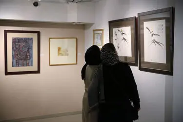 افتتاحیه نمایشگاه گزیده‌ای از آثار نقاشی و نقاشی خط پیشکسوتان هنر ایران در گالری شکوه