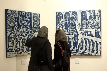 نمایشگاه نقاشی مهرناز توکلی در آرت‌سنتر باغ