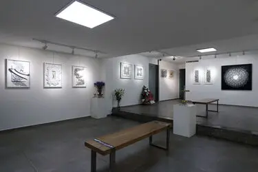 نمایشگاه نقاشی‌خط کیارش یعقوبی درگالری مژده