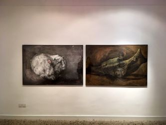 نمایشگاه نقاشی شادی اجباری با عنوان «تجلی هیولاها» در گالری هما