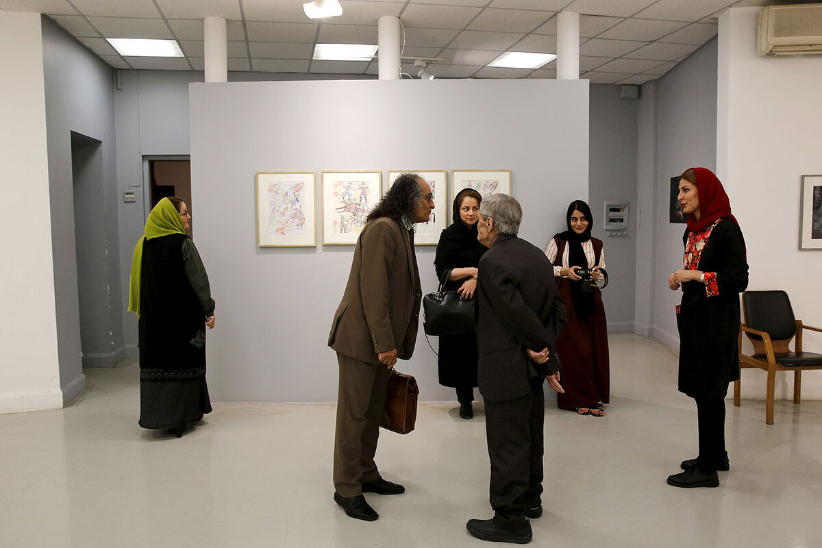 نمایشگاه آثار ذبیح‌اله محمدی درنگارخانه پاییز