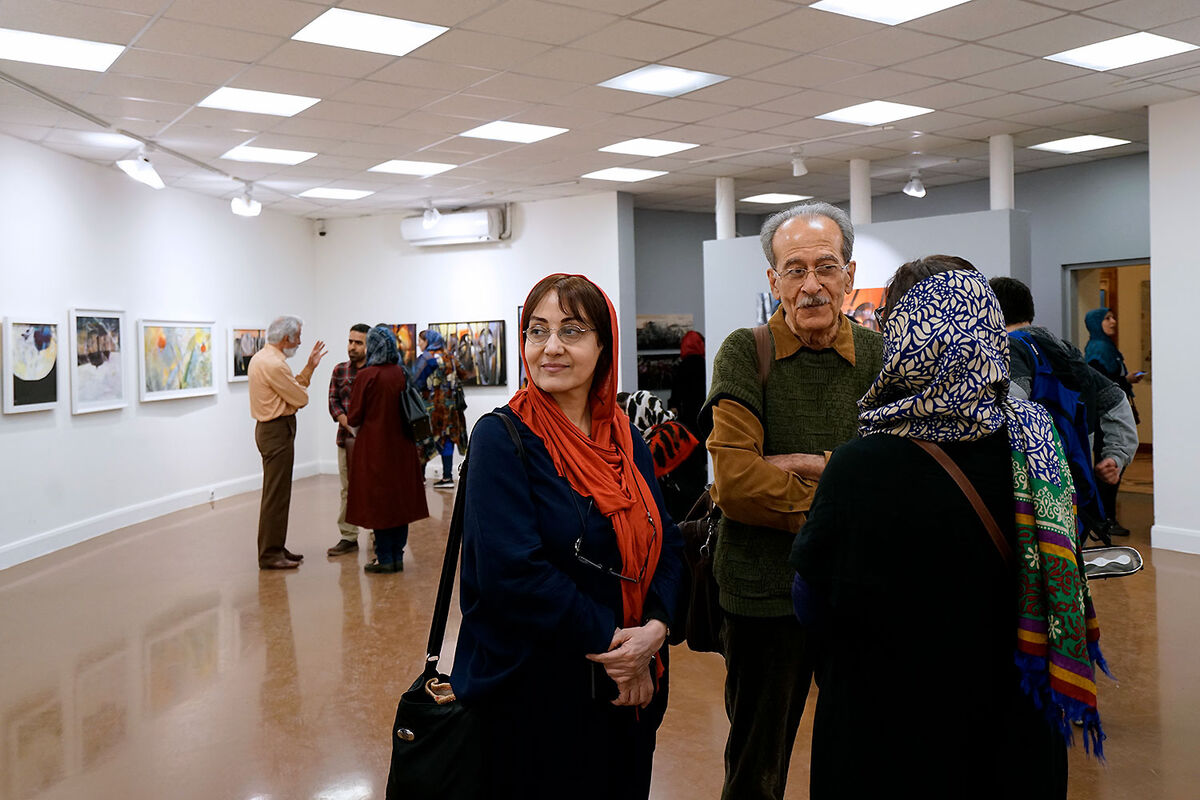 افتتاحیه نمایشگاه گروهی نقاشی انجمن نقاشان ایران در خانه هنرمندان