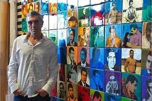 هنرمندی که در بحبوحه جنگ در خانه‌ای ویران نمایشگاه برپا کرد