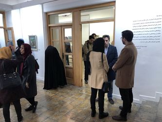 نمایشگاه آثار مسلم علم‌زاده و حسن روح‌الامین در باغ موزه هنر ایرانی