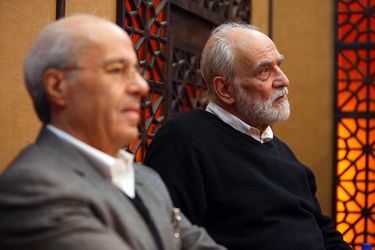 نشست خبری ششمین دوسالانه نقاشی دامون فر- آیدین آغداشلو