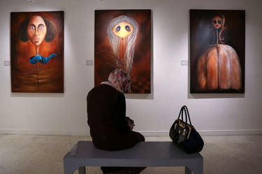 نمایشگاه نقاشی های مهناز بهرام نیا در گالری نگر