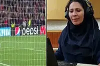 چرا فوتبال با صدای گزارشگر زن پخش نشد؟