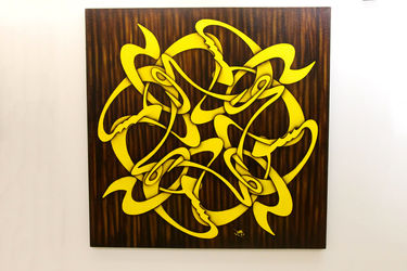 نمایشگاه نقاشی خط روح الله حسین زاده در گالری والی