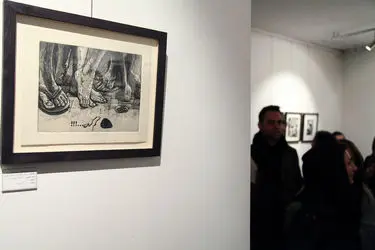 نمایشگاه گروهی چاپ‌دستی در گالری آتبین