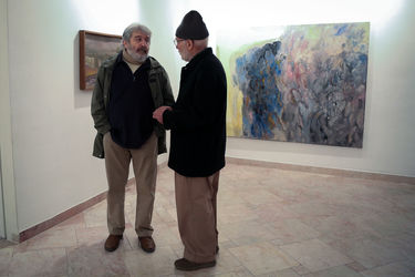 افتتاحیه نمایشگاه نقاشی‌های علی گلستانه در گالری مریم فصیحی هرندی