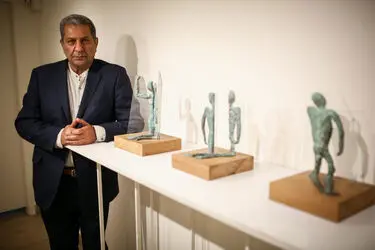 نمایشگاه مجسمه های محمد نعیمی در گالری گلستان