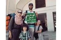 پایان سفر اعتراضی خانواده مشهدی با ارسال نامه به رئیس جمهور/ نمی‌خواهیم بچه‌هایمان ریشه‌هایشان را فراموش کنند