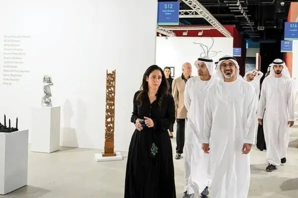 ولیعهد ابوظبی پانزدهمین هنر ابوظبی Abu Dhabi Art 2023 را افتتاح کرد/ عکس ها