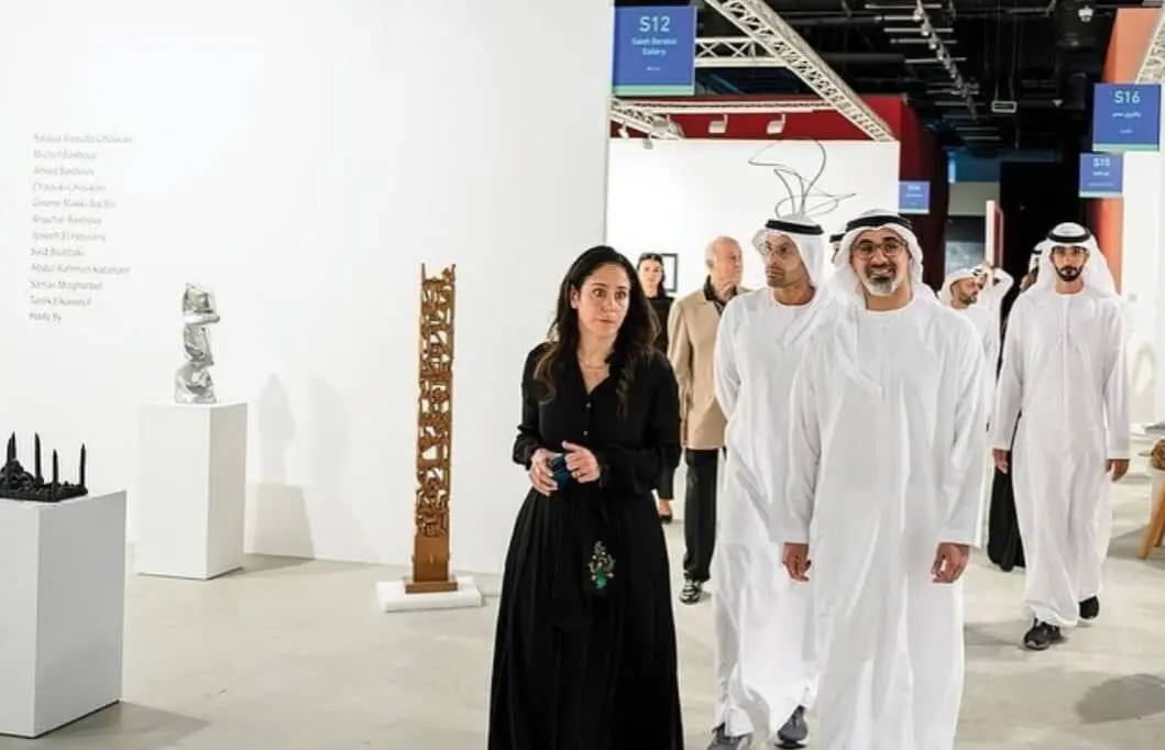 شیخ خالد بن محمد بن زاید آل نهیان و آرت ابوظبی Abu Dhabi Art 2023