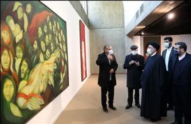 دیدار رئیس جمهور رئیسی از موزه هنرهای معاصر تهران