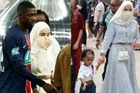 همسر عثمان دمبله عامل اصلی موفقیت ستاره فرانسوی / همسر محجبه دمبله کیست؟