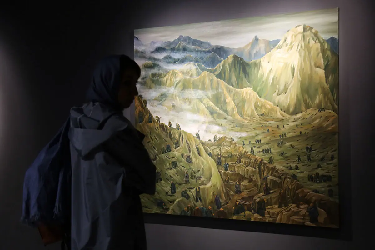 نمایشگاه نقاشی مژده توحیدی در گالری آ