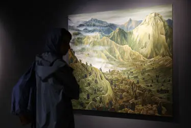 نمایشگاه نقاشی مژده توحیدی در گالری آ