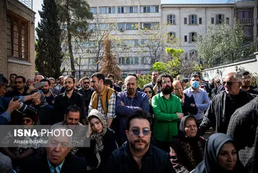 تشییع پیکر رضا داوودنژاد