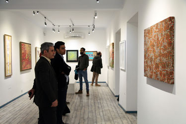 نمایشگاه "بهاریه" آثار نقاشی‌خط پیشکسوتان در گالری هپتا‎