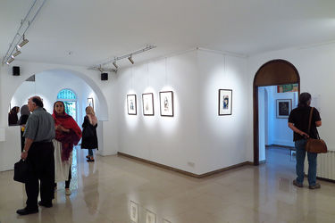 نمایشگاه چاپ دستی های ندا تولایی در گالری آتبین